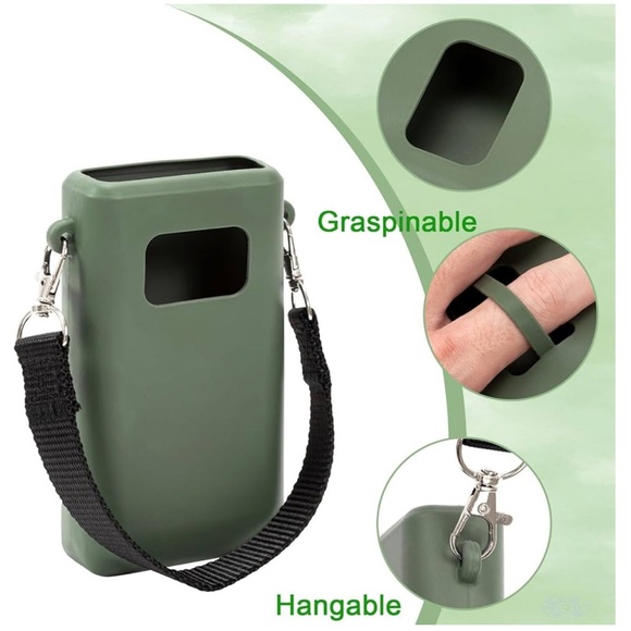 🆕 Protective Flask Case Dark Green - Picture 2 of 6
